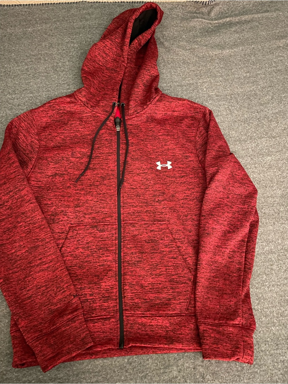Full zip underarmour hooded jacket - Medium